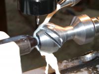 machining the turbine